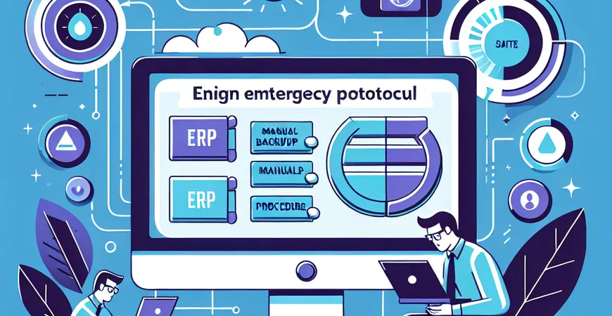 快速上线 ERP 的应急方案：系统故障时的手工备份流程